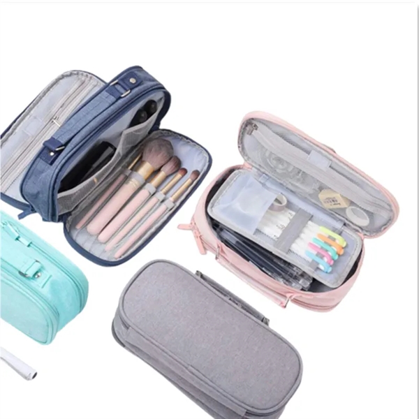 Pencil Case Pen Pouch Large Stationery Organizer - Pencil Case Pen Pouch Large Stationery Organizer - Image 1 of 5
