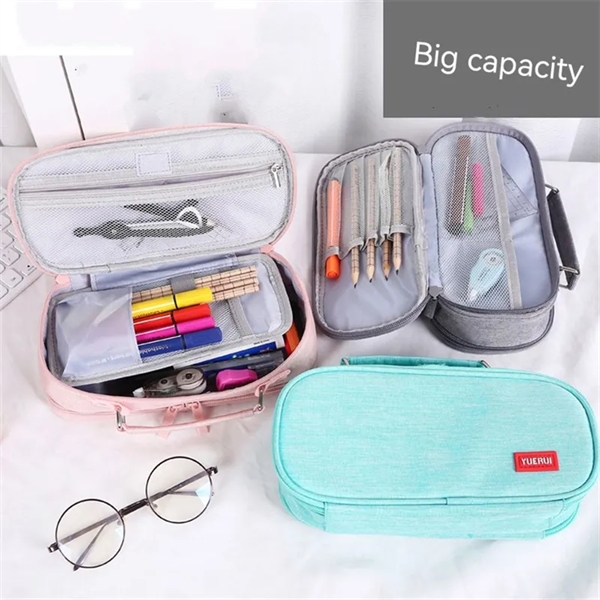 Pencil Case Pen Pouch Large Stationery Organizer - Pencil Case Pen Pouch Large Stationery Organizer - Image 5 of 5