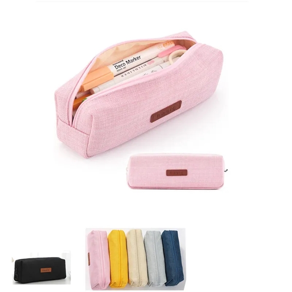 Student Pencil Case Large Capacity Zipper Pouch - Student Pencil Case Large Capacity Zipper Pouch - Image 0 of 5