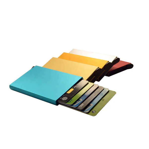 Pop up Slim Credit Card Holder for RFID Blocking - Pop up Slim Credit Card Holder for RFID Blocking - Image 0 of 5