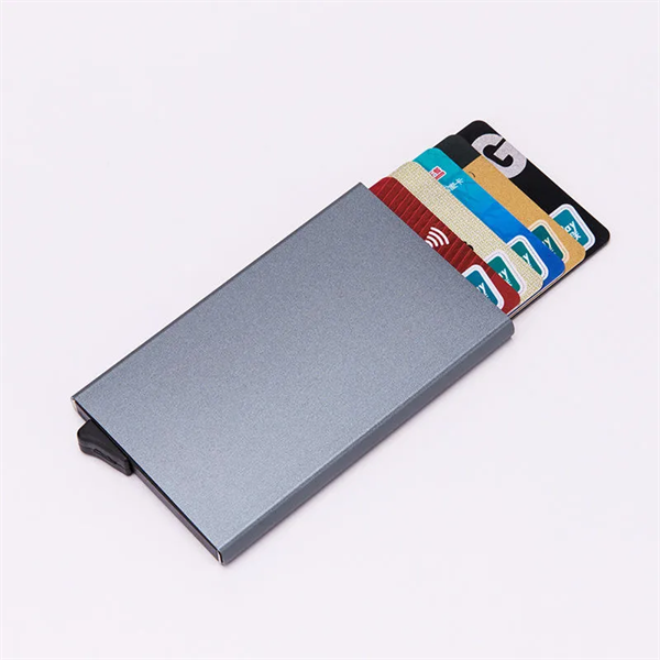 Pop up Slim Credit Card Holder for RFID Blocking - Pop up Slim Credit Card Holder for RFID Blocking - Image 4 of 5