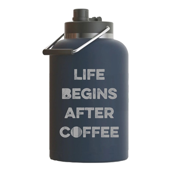 RTIC Ringed Stainless Steel One Gallon Jug - RTIC Ringed Stainless Steel One Gallon Jug - Image 6 of 21