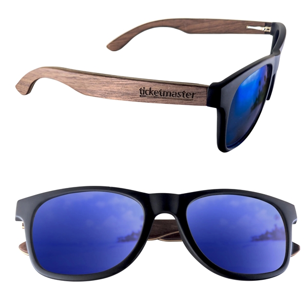 Polarized or Mirror Wood Miami Sunglasses - Polarized or Mirror Wood Miami Sunglasses - Image 0 of 18