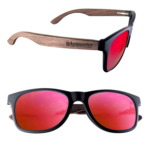 Polarized or Mirror Wood Miami Sunglasses - Polarized or Mirror Wood Miami Sunglasses - Image 4 of 18