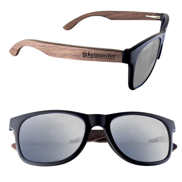 Polarized or Mirror Wood Miami Sunglasses - Polarized or Mirror Wood Miami Sunglasses - Image 6 of 18