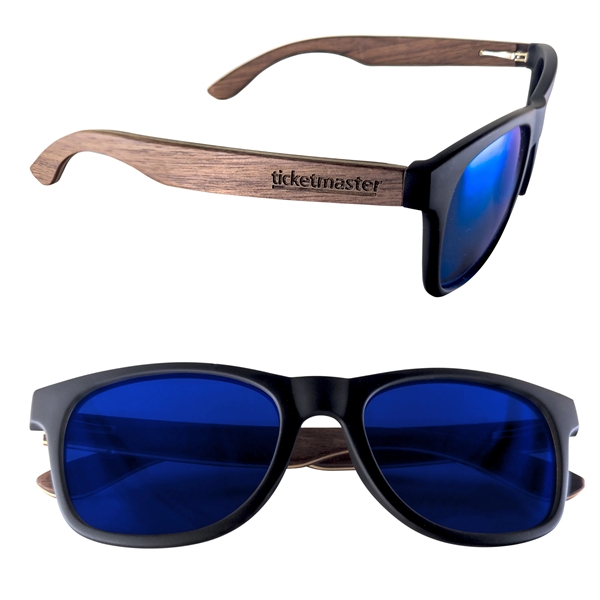 Polarized or Mirror Wood Miami Sunglasses - Polarized or Mirror Wood Miami Sunglasses - Image 9 of 18