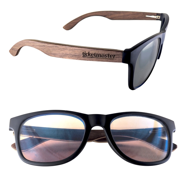 Polarized or Mirror Wood Miami Sunglasses - Polarized or Mirror Wood Miami Sunglasses - Image 11 of 18