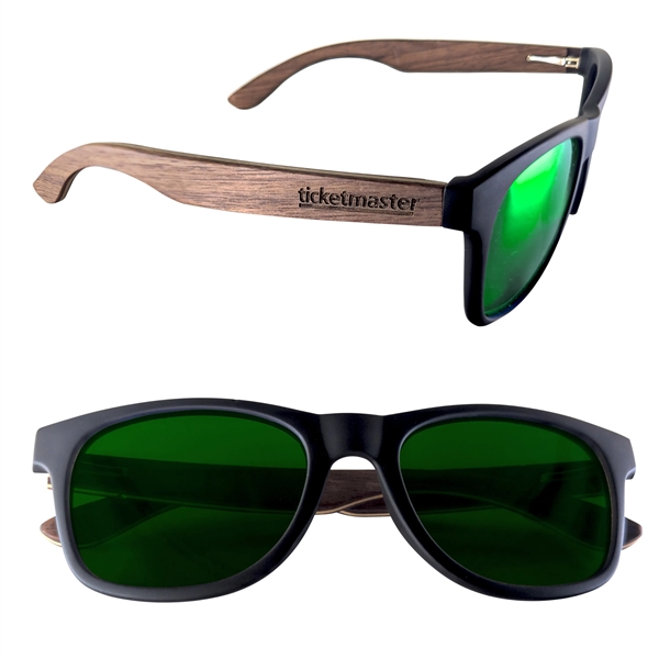 Polarized or Mirror Wood Miami Sunglasses - Polarized or Mirror Wood Miami Sunglasses - Image 12 of 18