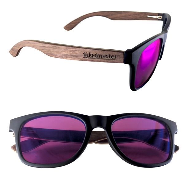 Polarized or Mirror Wood Miami Sunglasses - Polarized or Mirror Wood Miami Sunglasses - Image 14 of 18