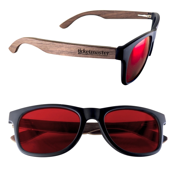 Polarized or Mirror Wood Miami Sunglasses - Polarized or Mirror Wood Miami Sunglasses - Image 16 of 18