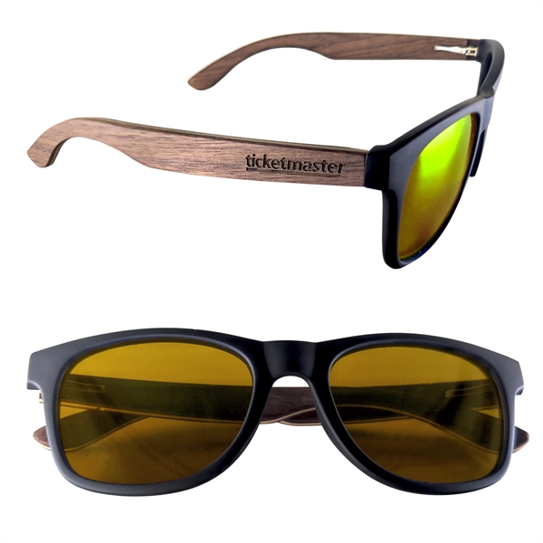 Polarized or Mirror Wood Miami Sunglasses - Polarized or Mirror Wood Miami Sunglasses - Image 18 of 18