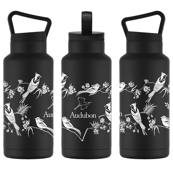 36 oz. Double Wall Stainless Steel Water Bottle With Handle - 36 oz. Double Wall Stainless Steel Water Bottle With Handle - Image 2 of 10
