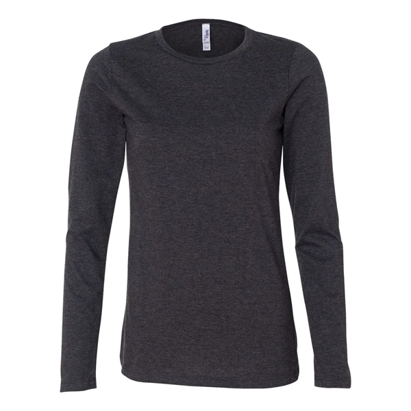 BELLA + CANVAS Women's Relaxed Jersey Long Sleeve Tee - BELLA + CANVAS Women's Relaxed Jersey Long Sleeve Tee - Image 4 of 25