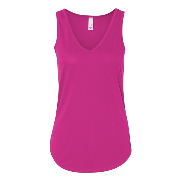 BELLA + CANVAS Women's Flowy V-Neck Tank - BELLA + CANVAS Women's Flowy V-Neck Tank - Image 1 of 39