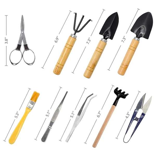 10 Pcs Mini Gardening Tools Kit - 10 Pcs Mini Gardening Tools Kit - Image 1 of 4