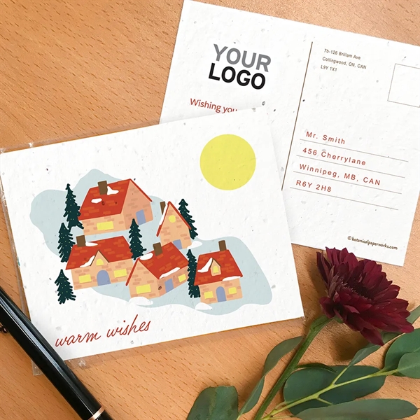 Cozy Village Plantable Holiday Postcards - Cozy Village Plantable Holiday Postcards - Image 0 of 0