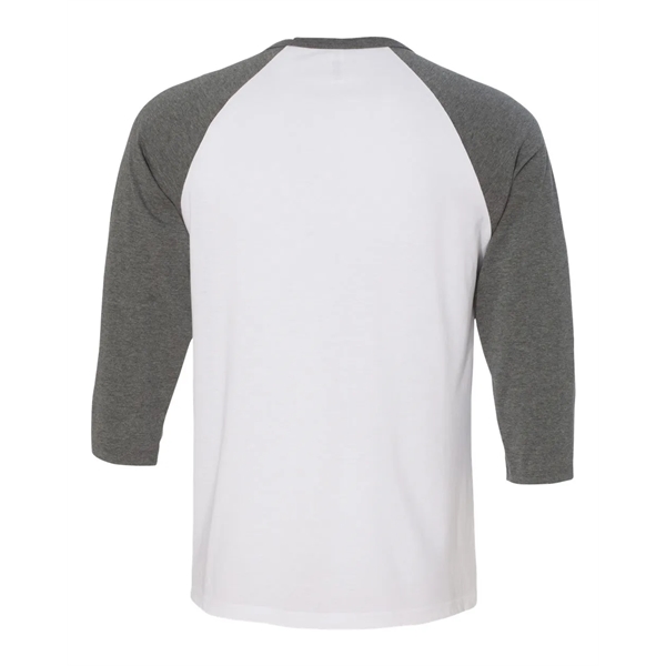 BELLA + CANVAS Three-Quarter Sleeve Baseball Tee - BELLA + CANVAS Three-Quarter Sleeve Baseball Tee - Image 55 of 93