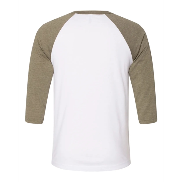 BELLA + CANVAS Three-Quarter Sleeve Baseball Tee - BELLA + CANVAS Three-Quarter Sleeve Baseball Tee - Image 61 of 93