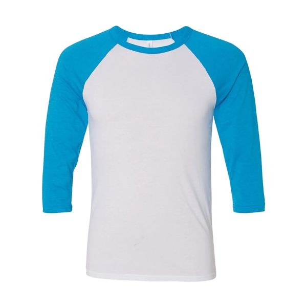 BELLA + CANVAS Three-Quarter Sleeve Baseball Tee - BELLA + CANVAS Three-Quarter Sleeve Baseball Tee - Image 74 of 93