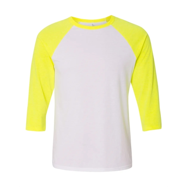 BELLA + CANVAS Three-Quarter Sleeve Baseball Tee - BELLA + CANVAS Three-Quarter Sleeve Baseball Tee - Image 83 of 93