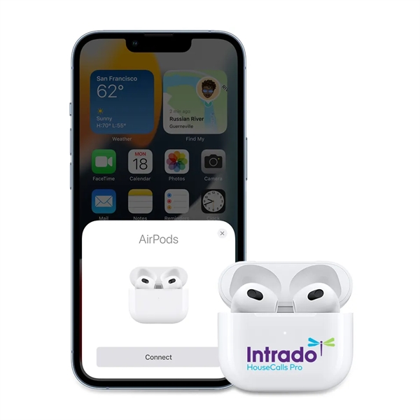 Apple AirPods 3rd Gen with Lightning Charging Case - Apple AirPods 3rd Gen with Lightning Charging Case - Image 3 of 10