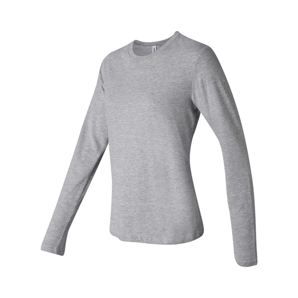 BELLA + CANVAS Women's Jersey Long Sleeve Tee - BELLA + CANVAS Women's Jersey Long Sleeve Tee - Image 2 of 39