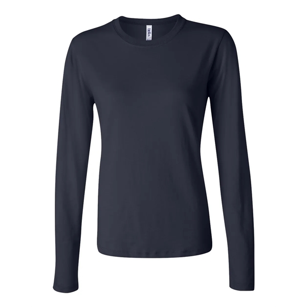 BELLA + CANVAS Women's Jersey Long Sleeve Tee - BELLA + CANVAS Women's Jersey Long Sleeve Tee - Image 15 of 39