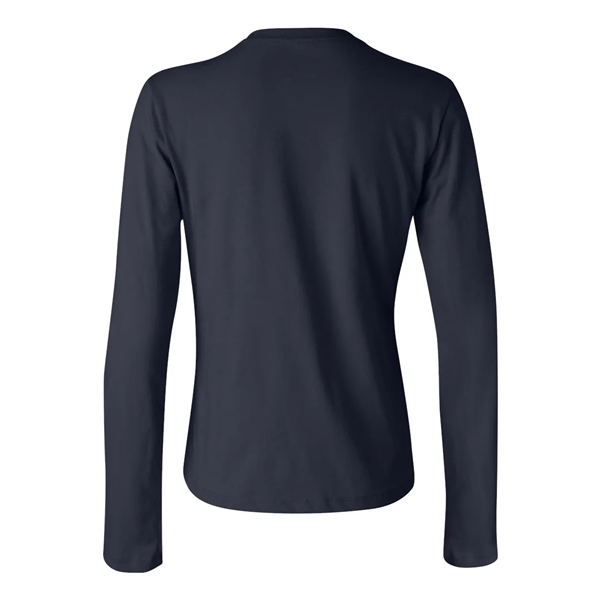 BELLA + CANVAS Women's Jersey Long Sleeve Tee - BELLA + CANVAS Women's Jersey Long Sleeve Tee - Image 17 of 39