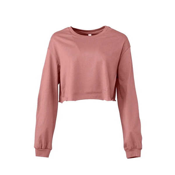 BELLA + CANVAS FWD Fashion Women's Crop Long Sleeve Tee - BELLA + CANVAS FWD Fashion Women's Crop Long Sleeve Tee - Image 3 of 24