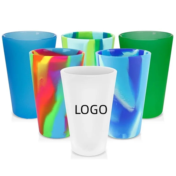 16oz Reusable Silicone Pint Glasses - 16oz Reusable Silicone Pint Glasses - Image 0 of 4