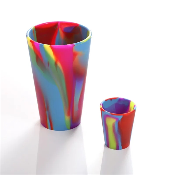 16oz Reusable Silicone Pint Glasses - 16oz Reusable Silicone Pint Glasses - Image 3 of 4