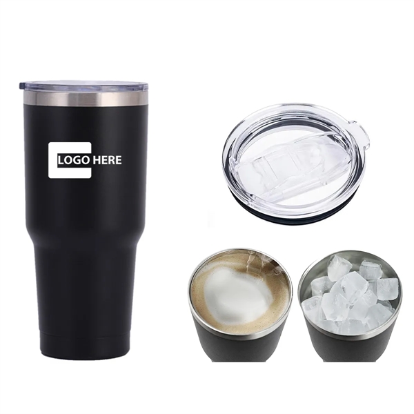 30 oz Powder-coated Vacuum Insulated Tumbler - 30 oz Powder-coated Vacuum Insulated Tumbler - Image 0 of 1