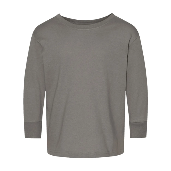 Rabbit Skins Toddler Fine Jersey Long Sleeve Tee - Rabbit Skins Toddler Fine Jersey Long Sleeve Tee - Image 37 of 44