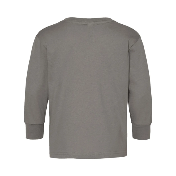 Rabbit Skins Toddler Fine Jersey Long Sleeve Tee - Rabbit Skins Toddler Fine Jersey Long Sleeve Tee - Image 38 of 44