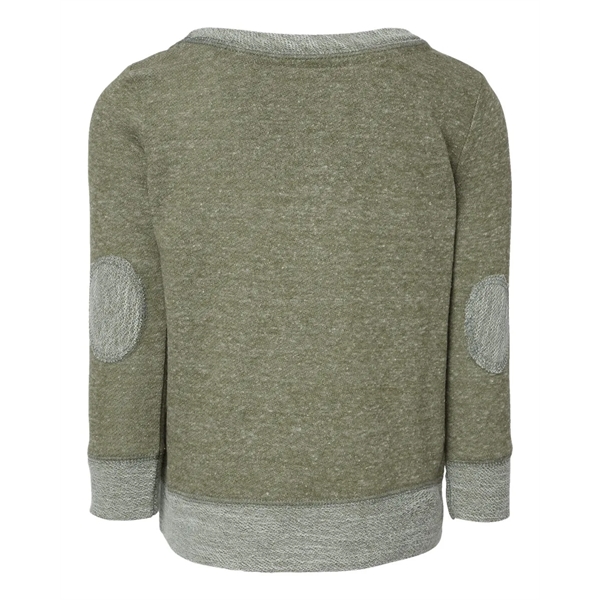 Rabbit Skins Toddler Harborside Melange French Terry Crew - Rabbit Skins Toddler Harborside Melange French Terry Crew - Image 8 of 11