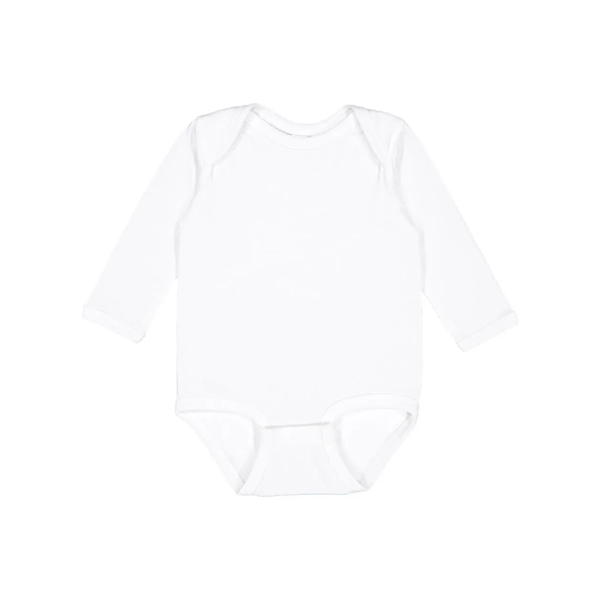 Rabbit Skins Infant Fine Jersey Long Sleeve Bodysuit - Rabbit Skins Infant Fine Jersey Long Sleeve Bodysuit - Image 8 of 23