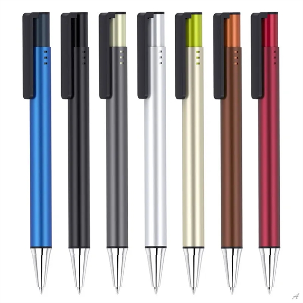 Aluminum Alloy Retractable Click Ballpoint Pen - Aluminum Alloy Retractable Click Ballpoint Pen - Image 0 of 2
