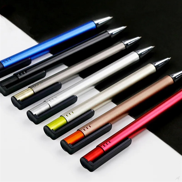 Aluminum Alloy Retractable Click Ballpoint Pen - Aluminum Alloy Retractable Click Ballpoint Pen - Image 1 of 2