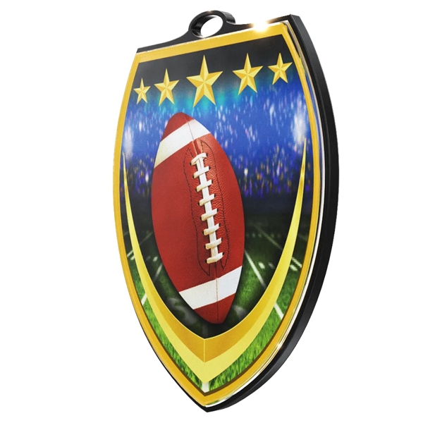 3" Vibraprint™ Shield Medal (Various Activities) - 3" Vibraprint™ Shield Medal (Various Activities) - Image 9 of 26