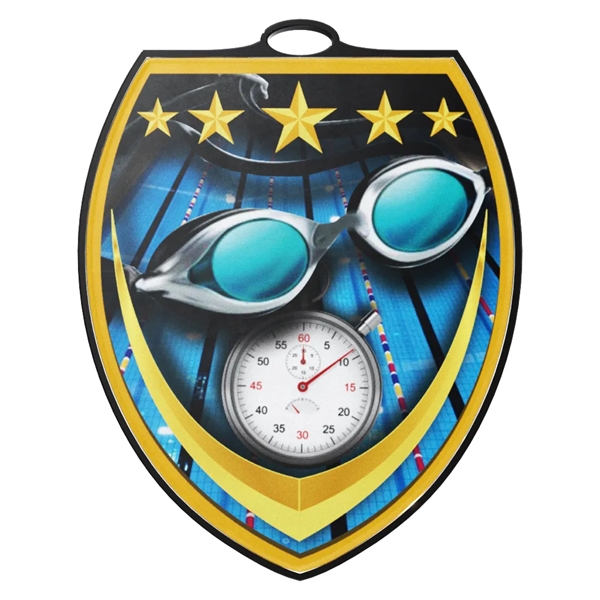 3" Vibraprint™ Shield Medal (Various Activities) - 3" Vibraprint™ Shield Medal (Various Activities) - Image 18 of 26