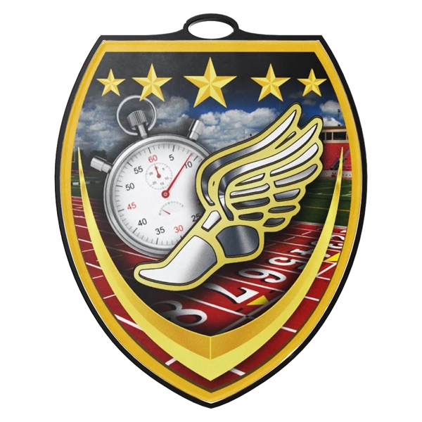 3" Vibraprint™ Shield Medal (Various Activities) - 3" Vibraprint™ Shield Medal (Various Activities) - Image 20 of 26