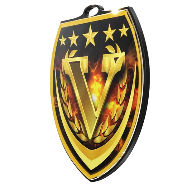 3" Vibraprint™ Shield Medal (Various Activities) - 3" Vibraprint™ Shield Medal (Various Activities) - Image 21 of 26