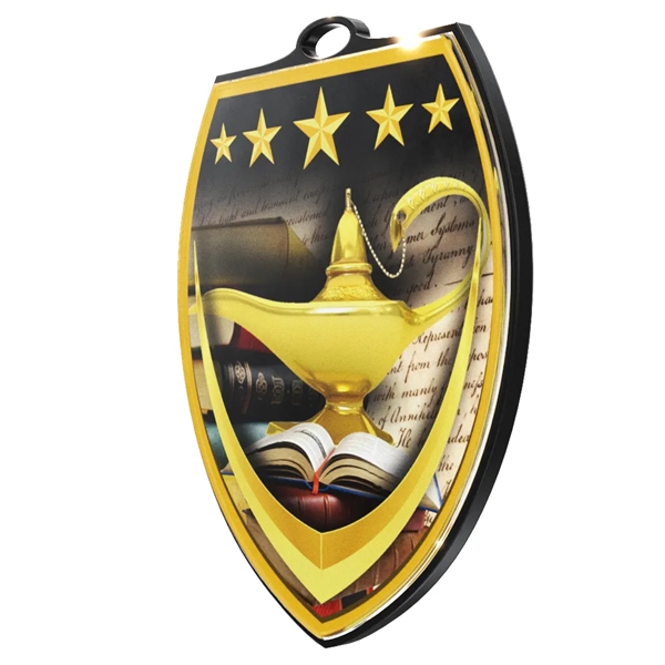 3" Vibraprint™ Shield Medal (Various Activities) - 3" Vibraprint™ Shield Medal (Various Activities) - Image 7 of 26