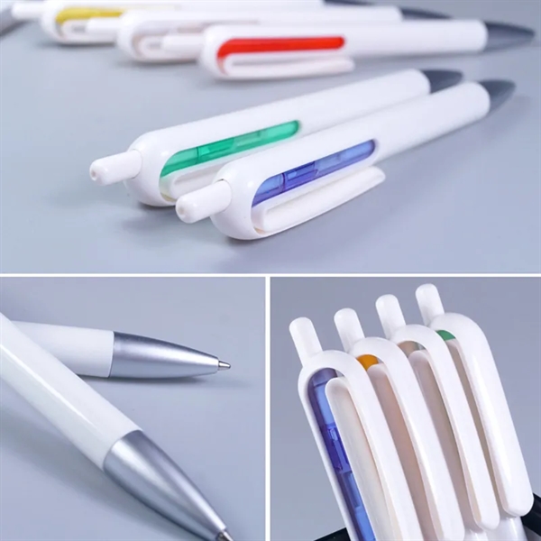 Creative Colorful Retractable Click Ballpoint Pen - Creative Colorful Retractable Click Ballpoint Pen - Image 2 of 4