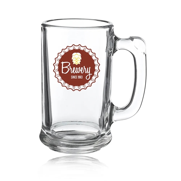 14 oz Munich Glass Beer Mug - 14 oz Munich Glass Beer Mug - Image 2 of 14