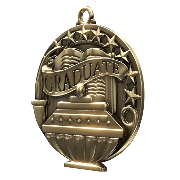 2" Graduate Academic Performance Medallion - 2" Graduate Academic Performance Medallion - Image 1 of 3