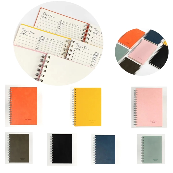 A5 Pu Leather Coil/Spiral Book - A5 Pu Leather Coil/Spiral Book - Image 1 of 1