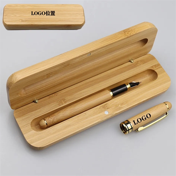 Ink Pen Bamboo Gift Box - Ink Pen Bamboo Gift Box - Image 0 of 5