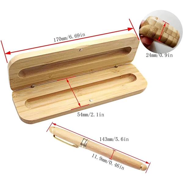 Ink Pen Bamboo Gift Box - Ink Pen Bamboo Gift Box - Image 5 of 5