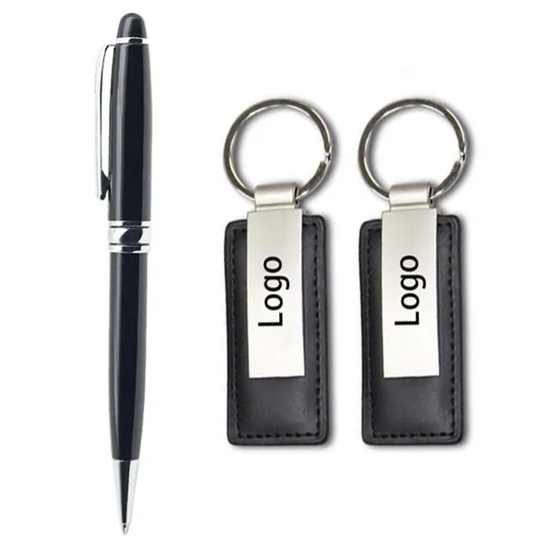 Executive Pen And Leatherette Keychain Gift Sets - Executive Pen And Leatherette Keychain Gift Sets - Image 3 of 3